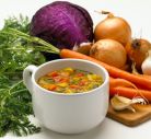 Supa de legume bogata in fibre